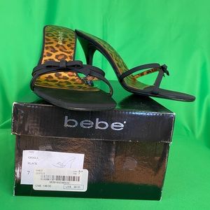 Bebe Slip On Heels Size 7